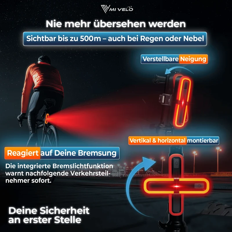 Fahrradbeleuchtung mit COB-Technologie