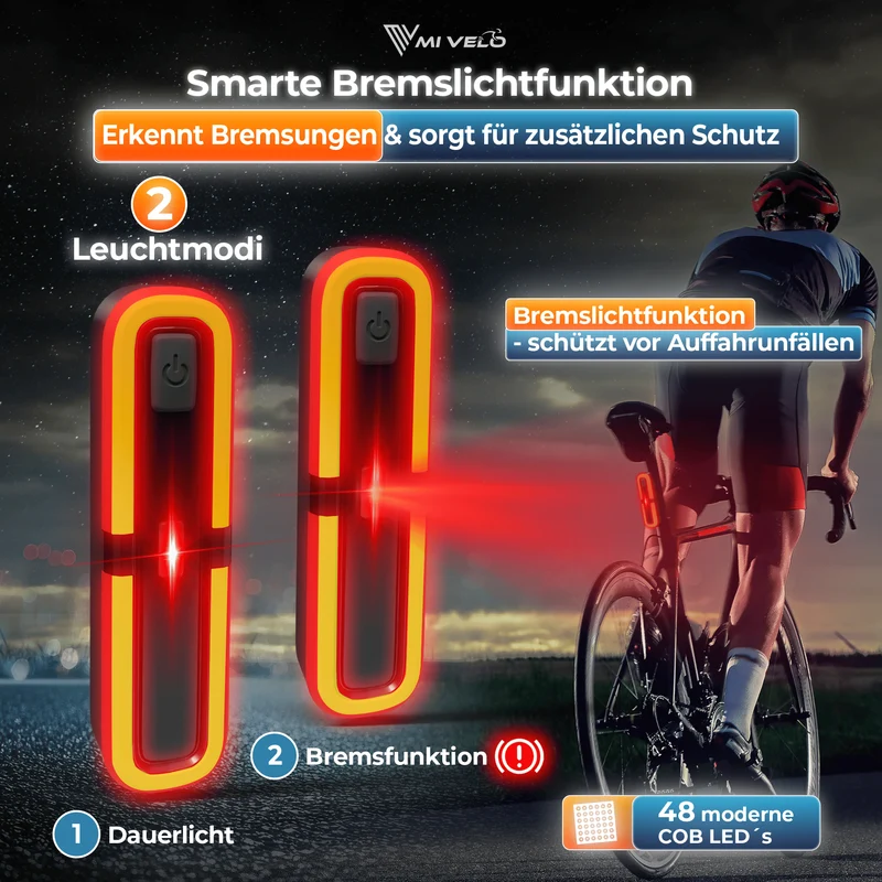Fahrradbeleuchtung mit COB-Technologie