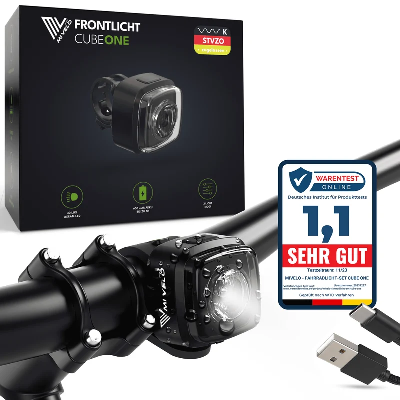 Fahrradbeleuchtung mit COB-Technologie