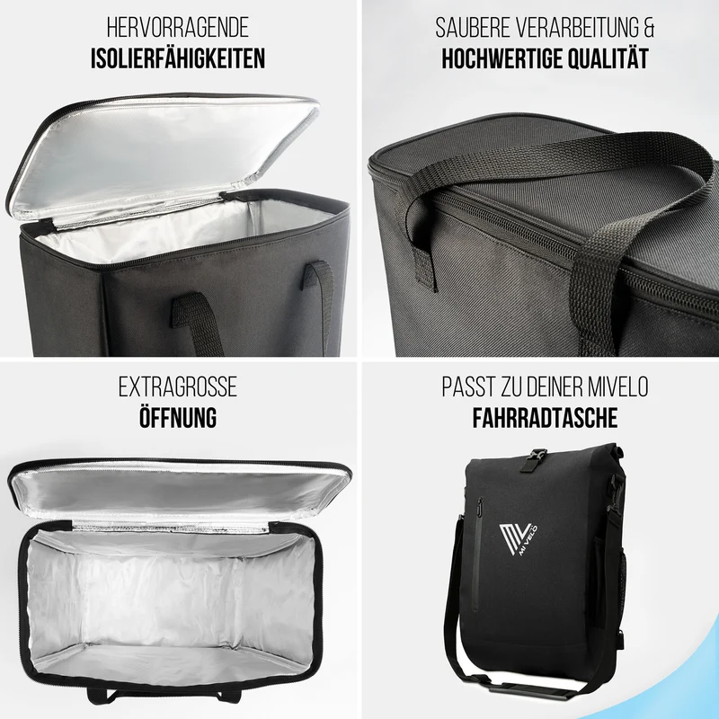 Kühltasche passend zu deiner Fahrradtasche