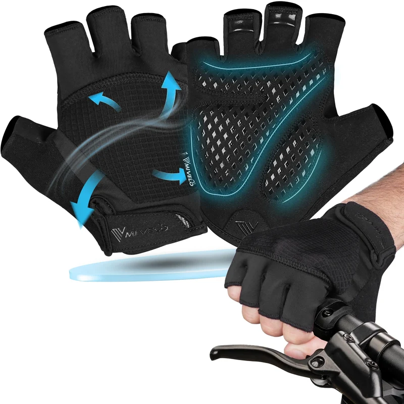 Ergonomische Halbfinger Fahrradhandschuhe „BEN“