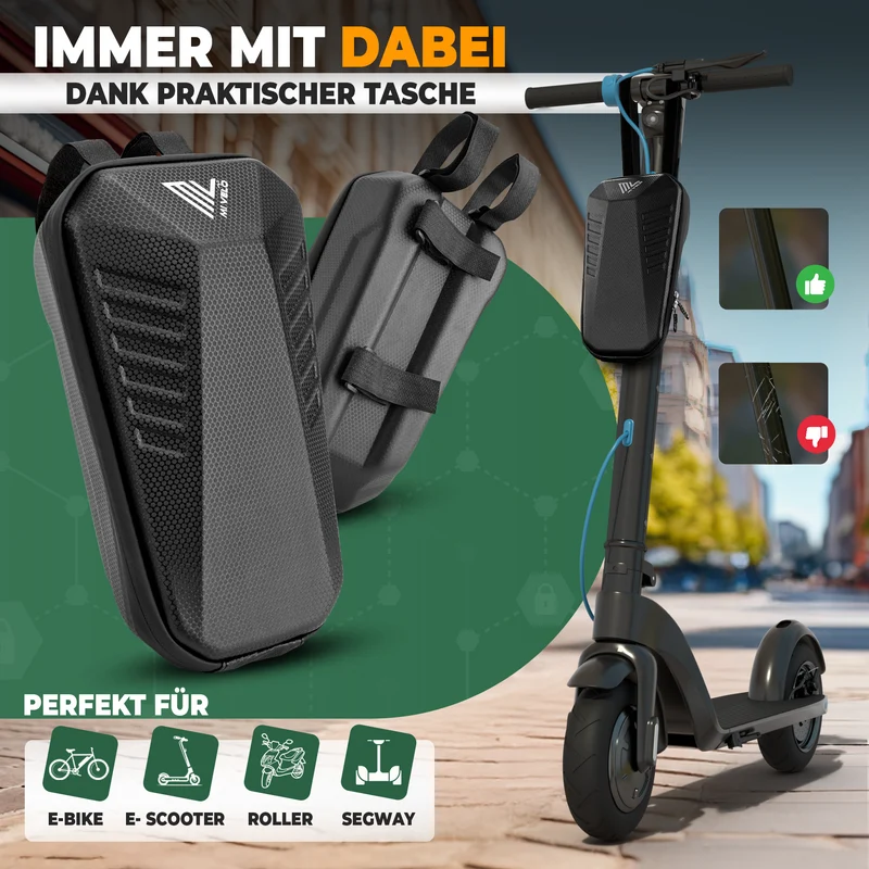 Handschellenschloss für E-Scooter mit Vierkant-Kette 90cm