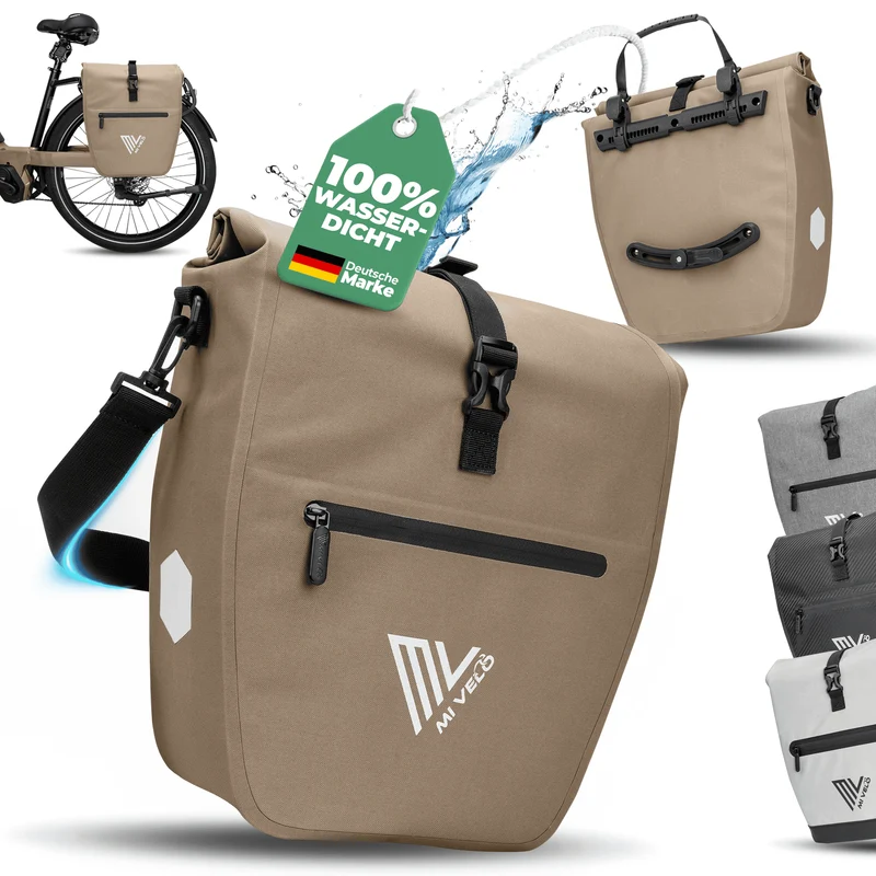 2in1 Fahrradtasche für Gepäckträger „CAPAX“ 20L