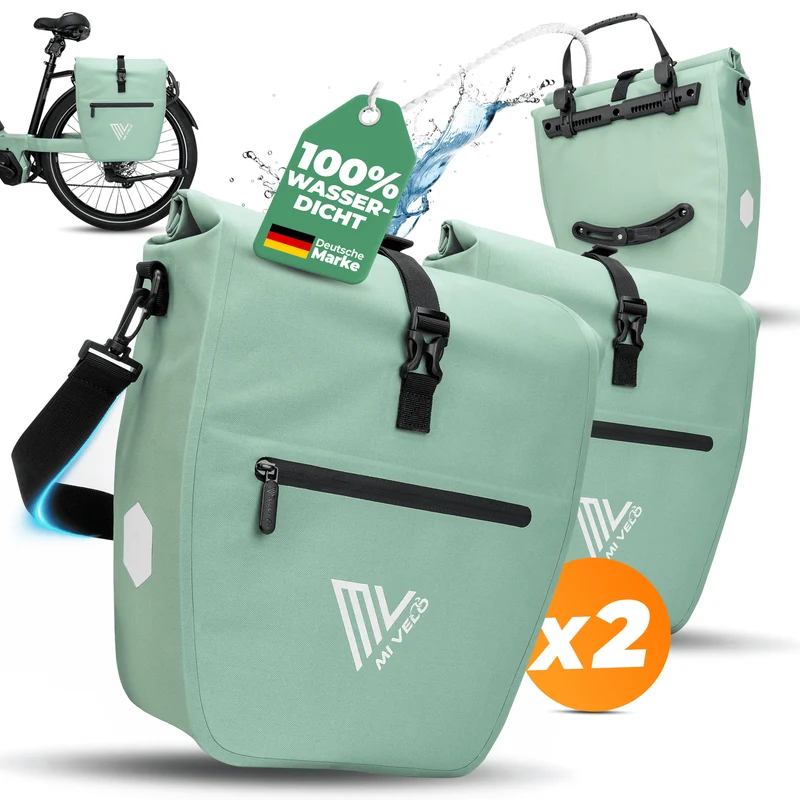 2in1 Fahrradtasche für Gepäckträger „CAPAX“ 20L