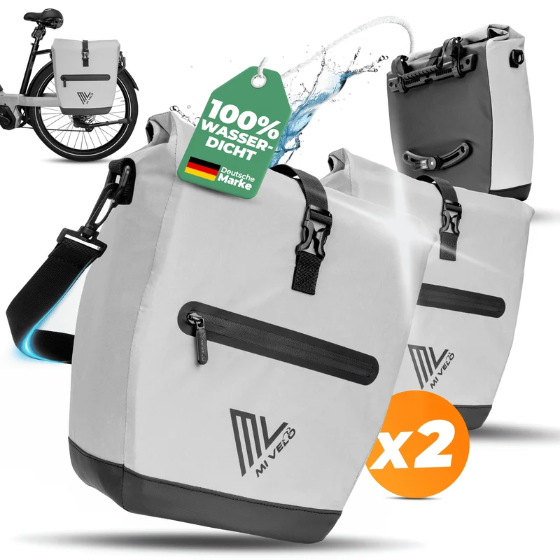 2in1 Fahrradtasche für Gepäckträger „CAPAX“ 20L