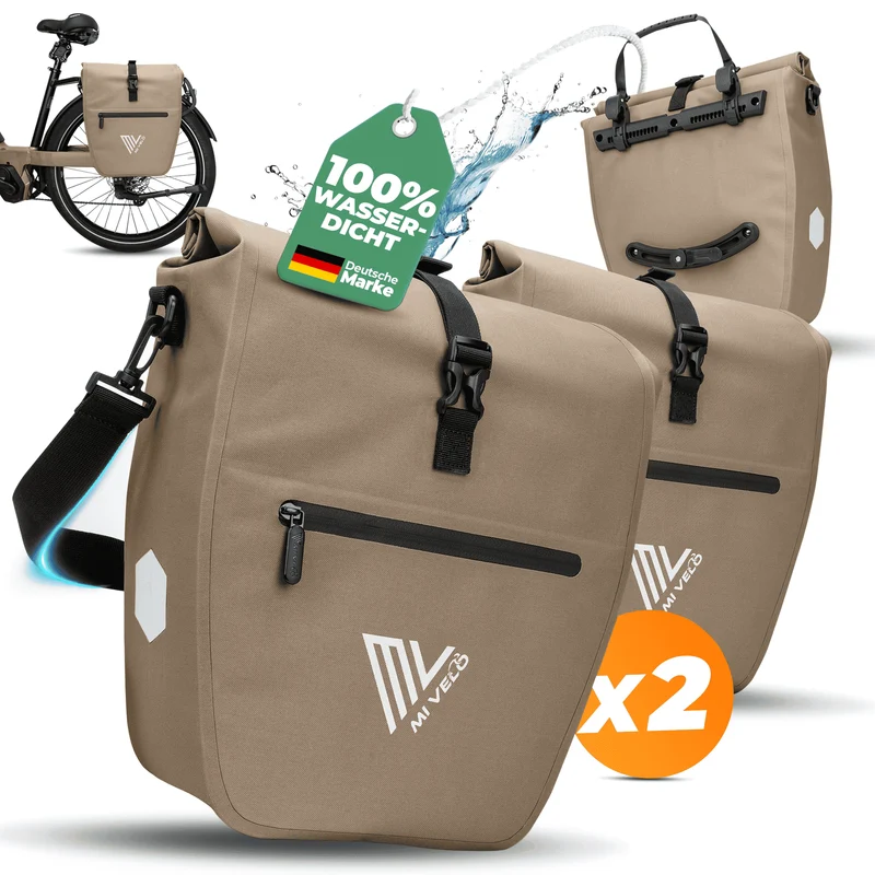 2in1 Fahrradtasche für Gepäckträger „CAPAX“ 20L