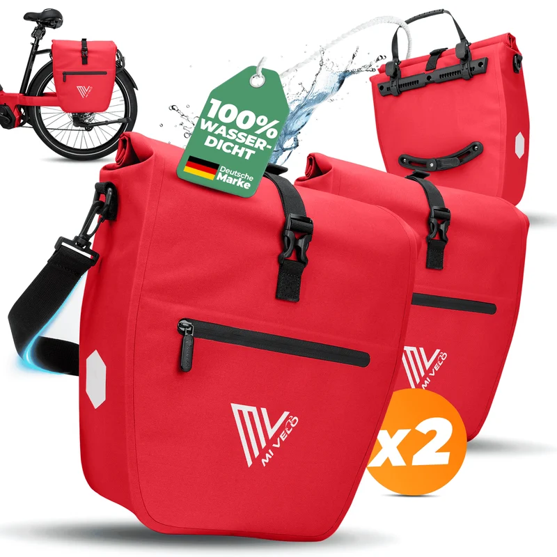 2in1 Fahrradtasche für Gepäckträger „CAPAX“ 20L