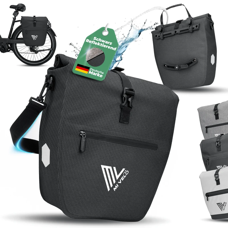 2in1 Fahrradtasche für Gepäckträger „CAPAX“ 20L