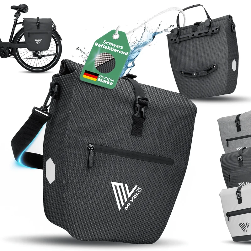 2in1 Fahrradtasche für Gepäckträger „CAPAX“ 20L