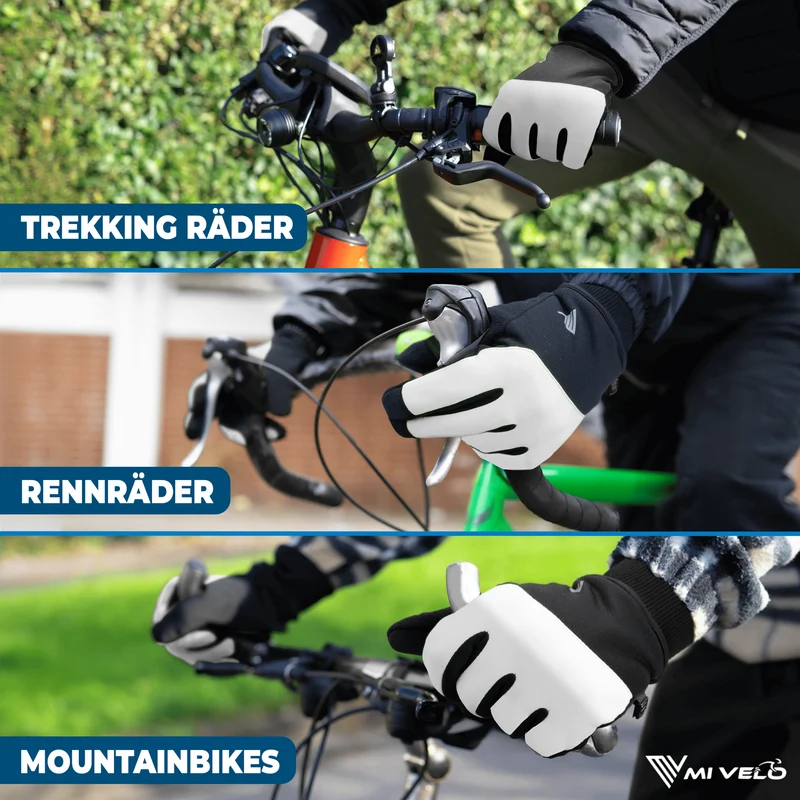 Fahrradhandschuhe Winter mit Thermo-Fleece „THERMO-FIT“