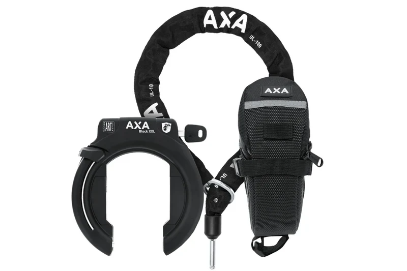 AXA Block XXL + ULC 100 Einsteckkette + Taschen-Set
