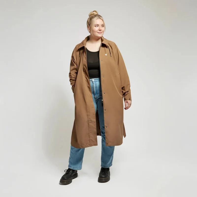 Trench-coat imperméable Fudoon unisexe respirant à taille réglable