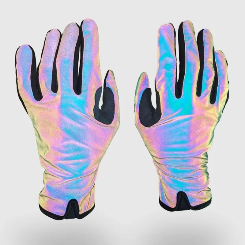 Gants vélo réfléchissants mi-saison Urban Circus Rainbow