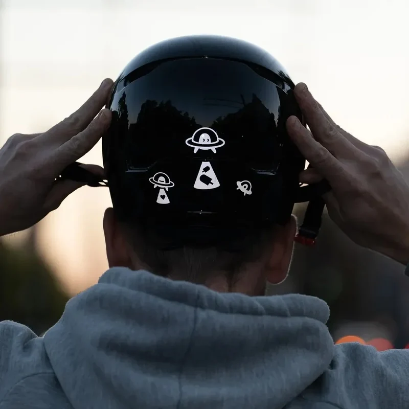 Stickers réfléchissants pour casque vélo REFLECTIVE Berlin