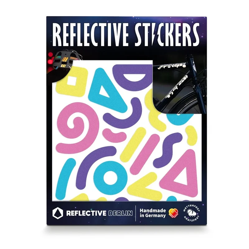 Stickers réfléchissants REFLECTIVE Berlin pour vélo et casque