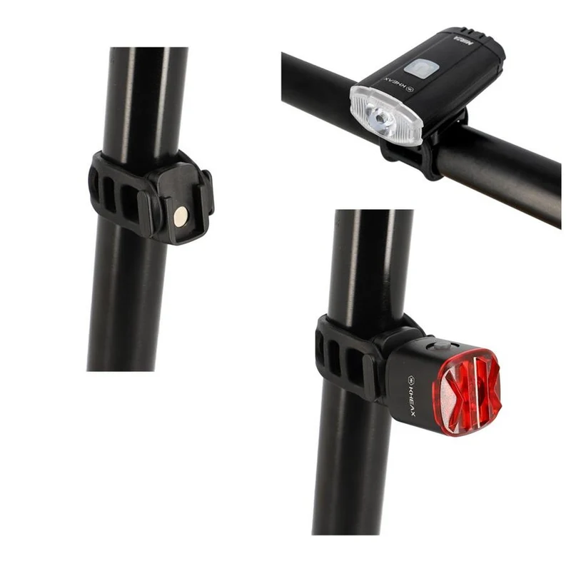 Set éclairage vélo avant et arrière Kheax Mirza / Nash III USB-C