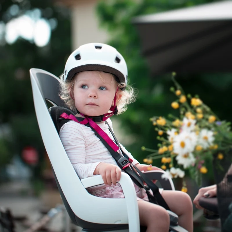 Siège vélo enfant inclinable à suspension évolutif Hamax Caress pour porte-bagages