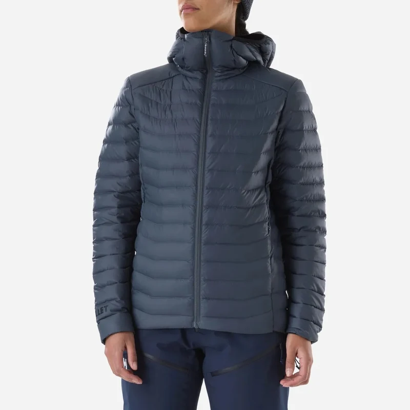 Doudoune femme Millet Evole Light 700HD bleue, légère et compressible