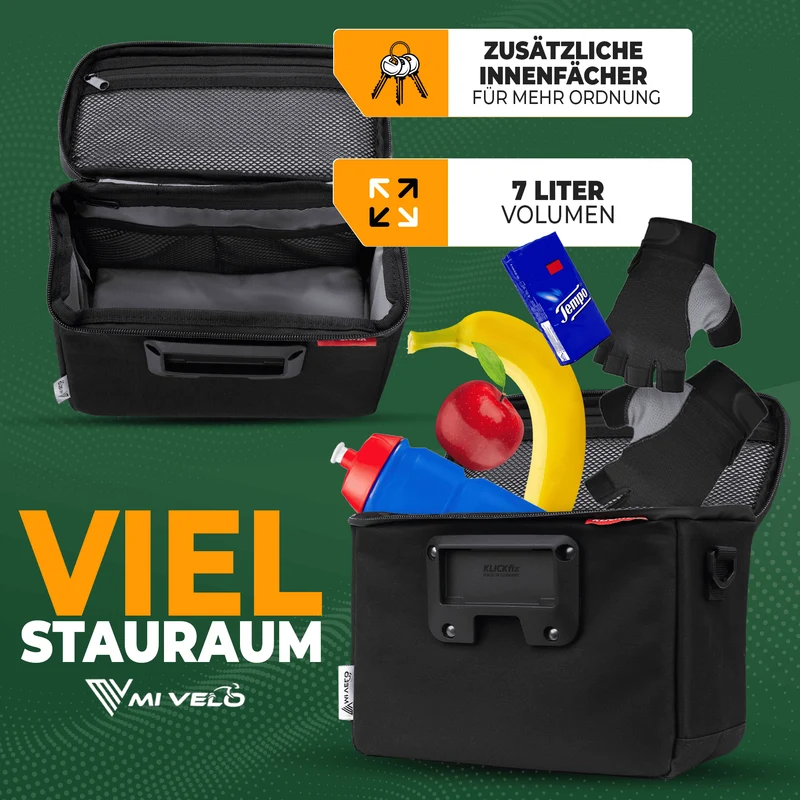 Lenkertasche mit verstellbarem Handyfach 6L „OSKAR“
