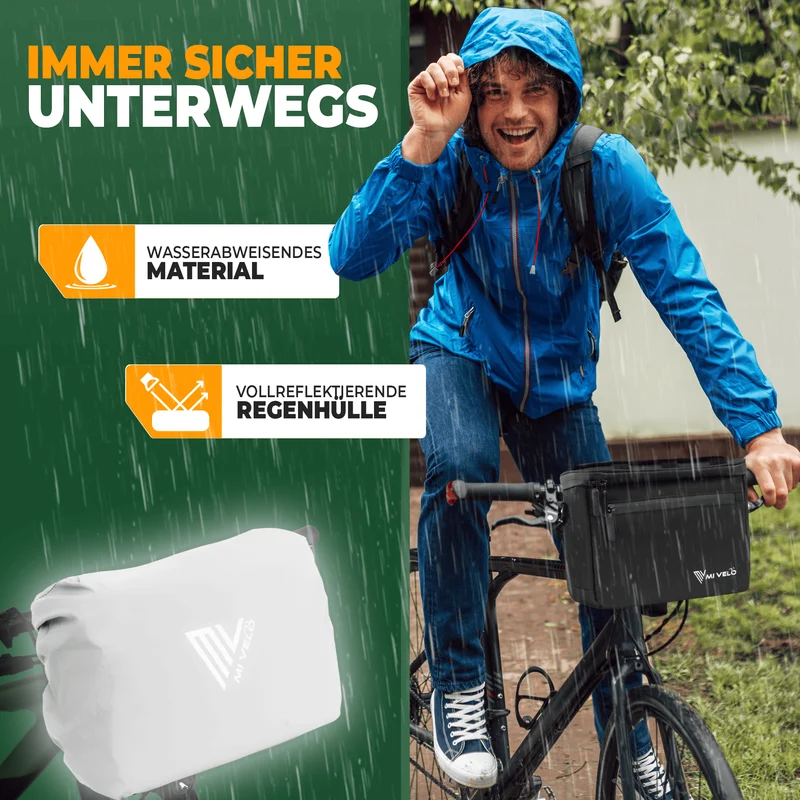 Lenkertasche mit verstellbarem Handyfach 6L „OSKAR“