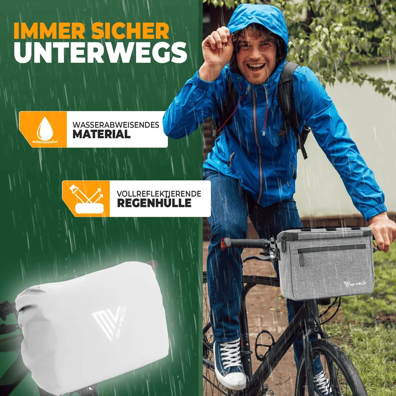 Lenkertasche mit verstellbarem Handyfach 6L „OSKAR“