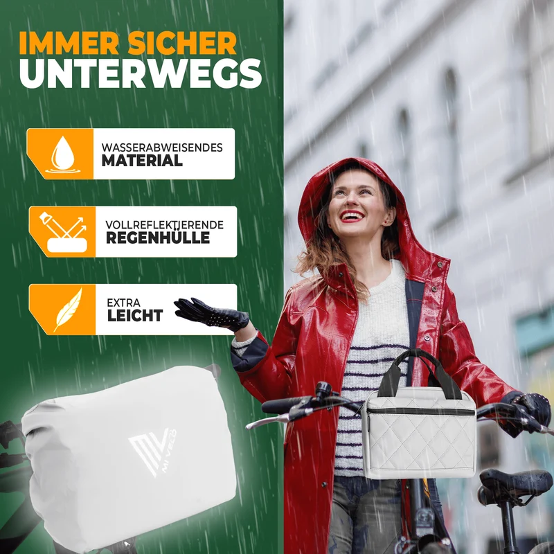 Lenkertasche mit Tragegriff 6L „LUNA“