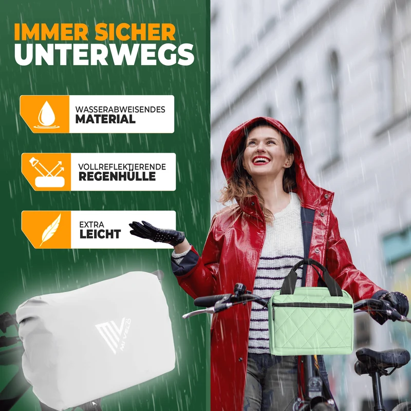Lenkertasche mit Tragegriff 6L „LUNA“