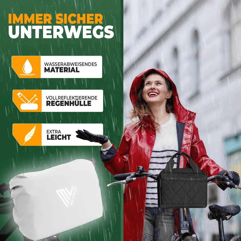 Lenkertasche mit Tragegriff 6L „LUNA“
