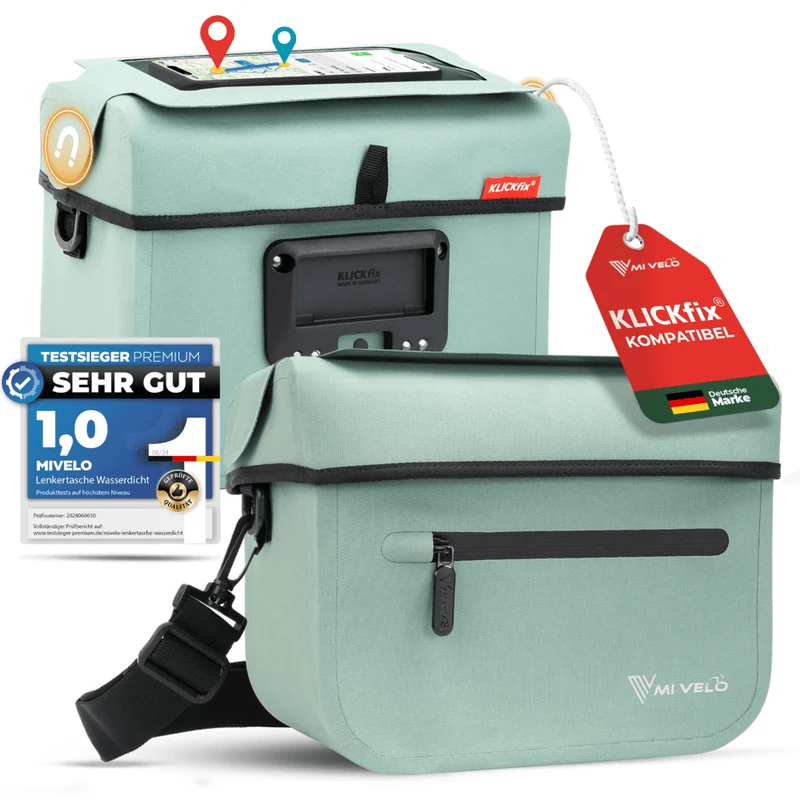Wasserdichte Lenkertasche mit Handyfach 7L „BOB“