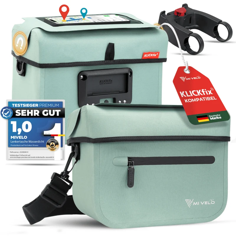 Wasserdichte Lenkertasche mit Handyfach 7L „BOB“