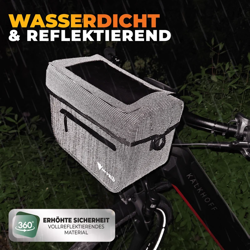 Wasserdichte Lenkertasche mit Handyfach 7L „BOB“