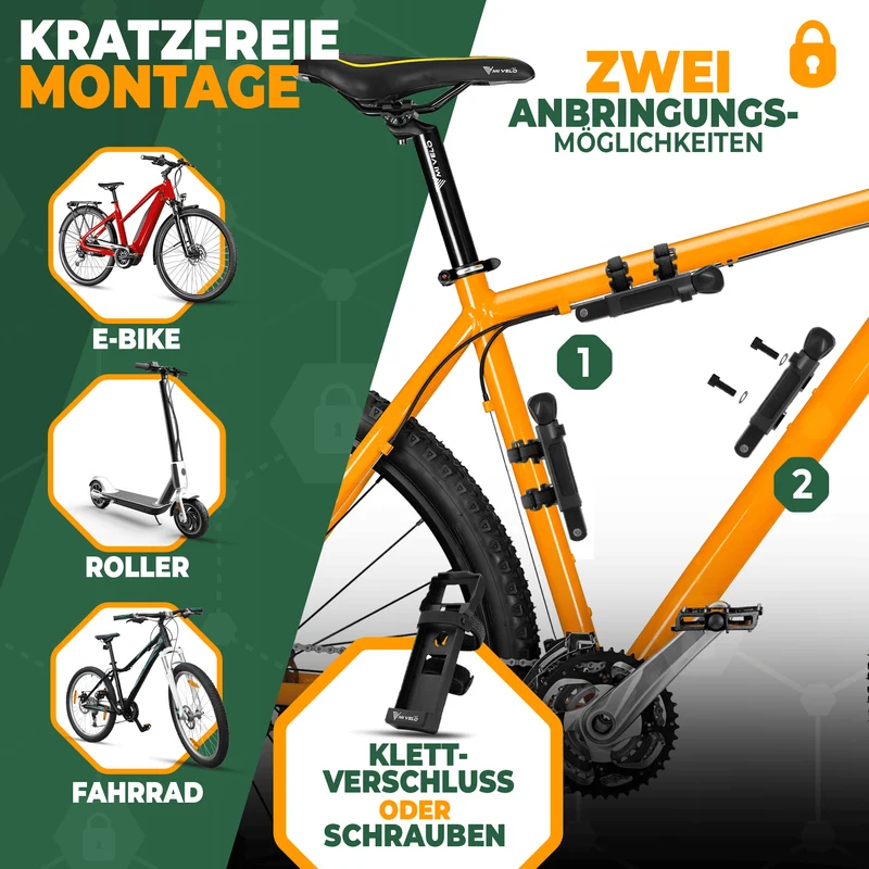 Fahrradschloss Faltschloss mit Zahlencode 120cm „TAURUS“