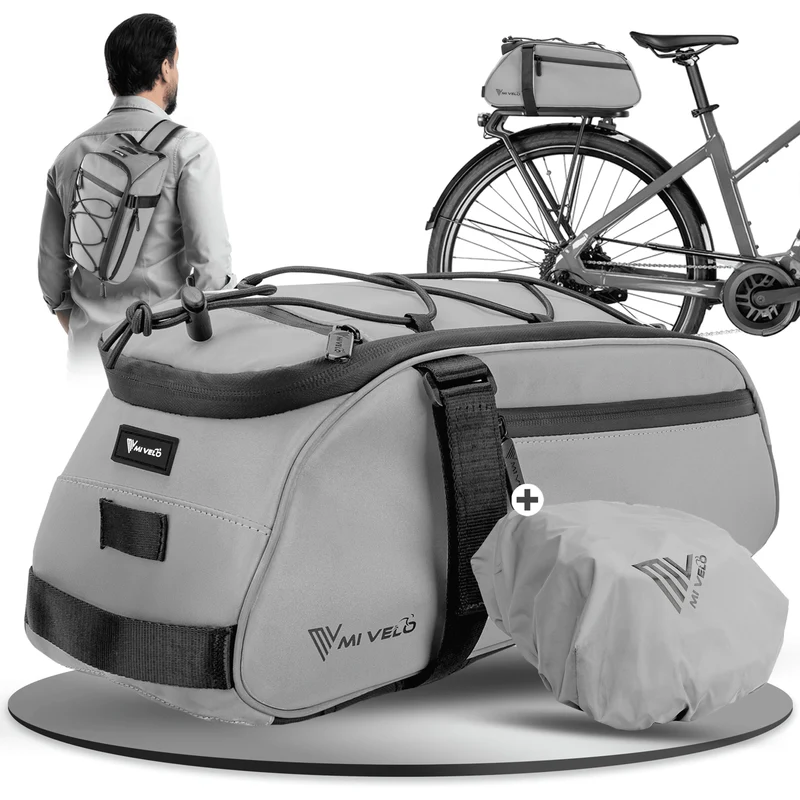 3in1 Gepäckträgertasche reflektierend 9L „NEO“
