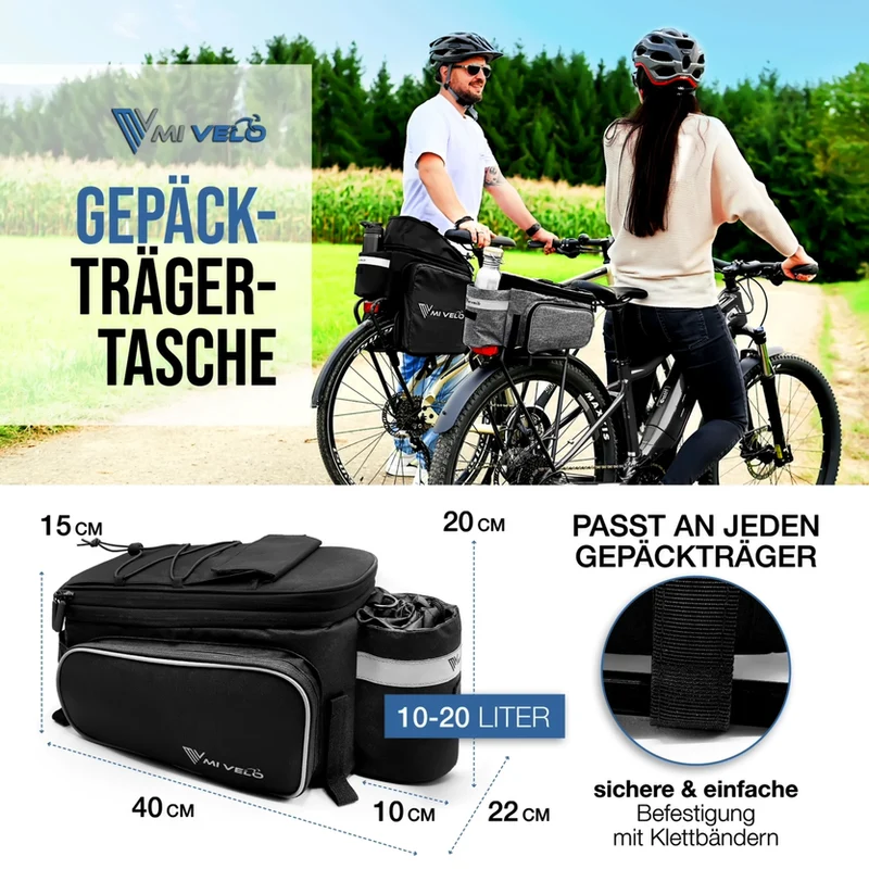 Gepäckträgertasche mit Kühlfunktion 10-20L „KEANU“