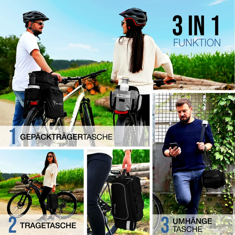 Gepäckträgertasche mit Kühlfunktion 10-20L „KEANU“