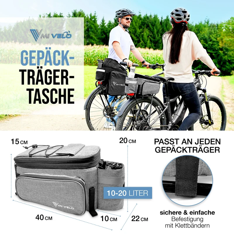 Gepäckträgertasche mit Kühlfunktion 10-20L „KEANU“
