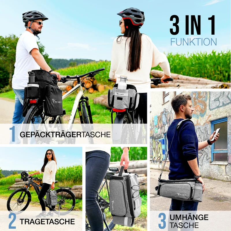 Gepäckträgertasche mit Kühlfunktion 10-20L „KEANU“