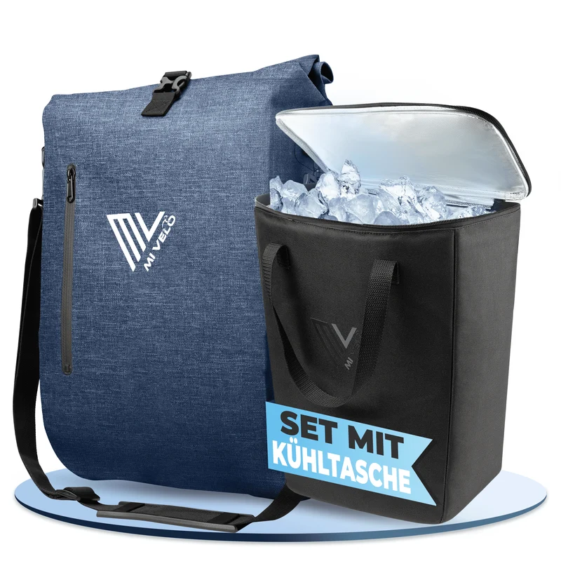 3 in 1 Fahrradtasche Rucksack 20L + Kühltasche 15L "Spar-Bundle"