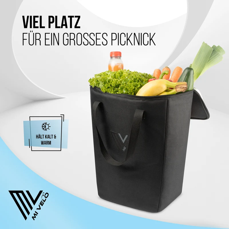 3 in 1 Fahrradtasche Rucksack 20L + Kühltasche 15L "Spar-Bundle"