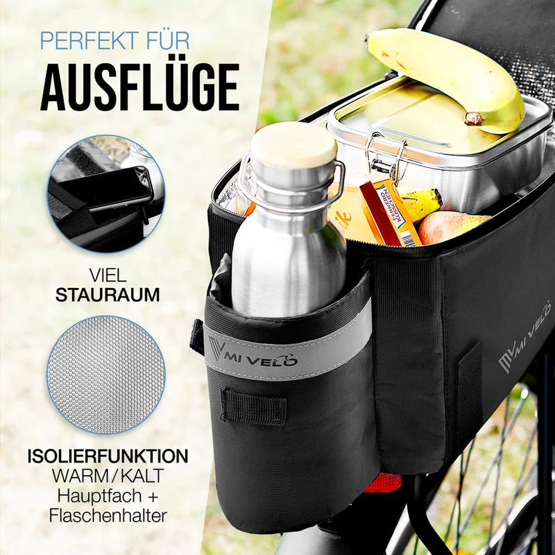 Isolierte Gepäckträgertasche 10L „AMICA“