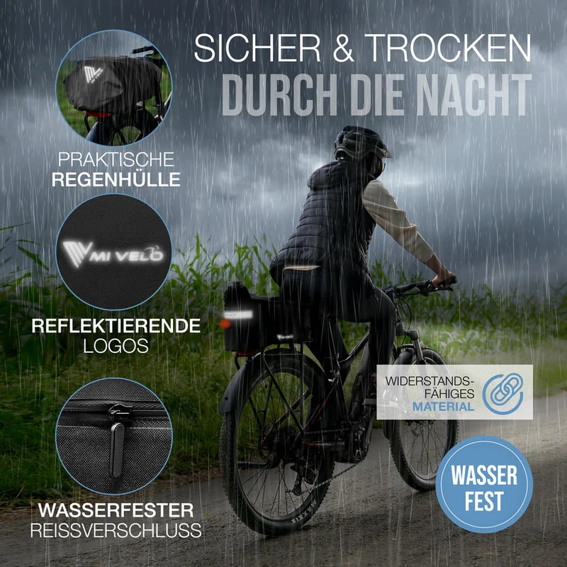 Isolierte Gepäckträgertasche 10L „AMICA“