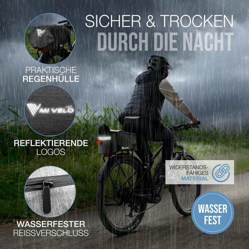 Isolierte Gepäckträgertasche 10L „AMICA“