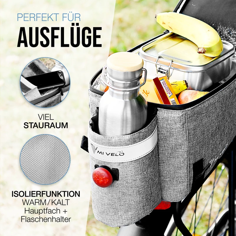 Isolierte Gepäckträgertasche 10L „AMICA“