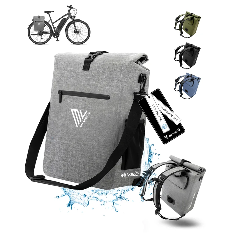 Fahrradtasche mit Rucksackfunktion 25L „MAGNUM“