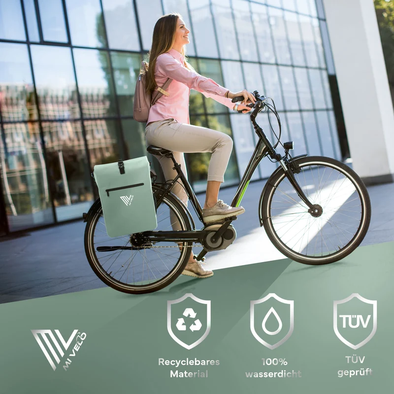 Fahrradtasche mit Rucksackfunktion 25L „MAGNUM“