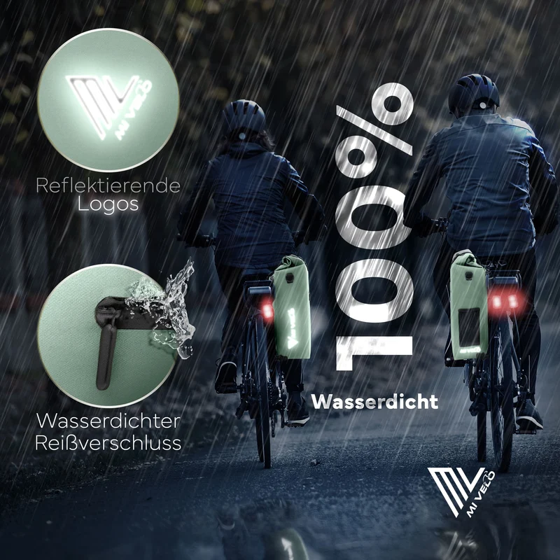 Fahrradtasche mit Rucksackfunktion 25L „MAGNUM“