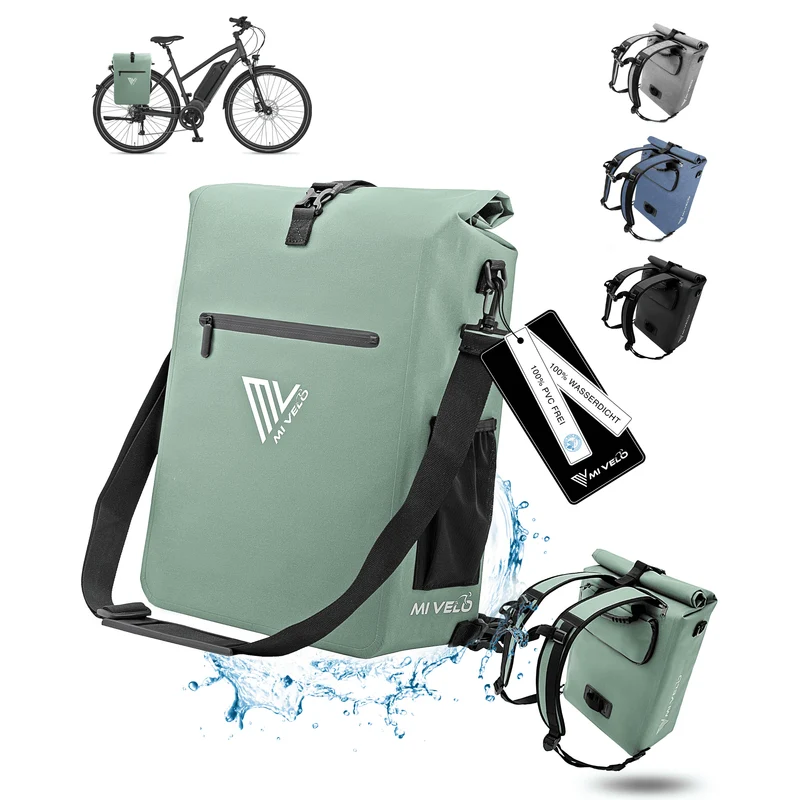 Fahrradtasche mit Rucksackfunktion 25L „MAGNUM“