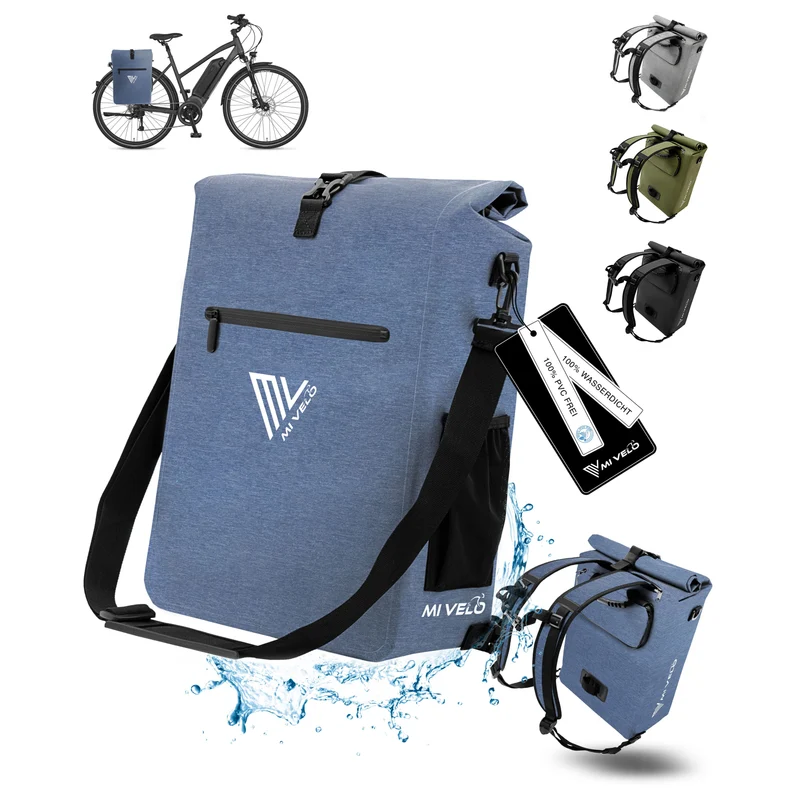 Fahrradtasche mit Rucksackfunktion 25L „MAGNUM“