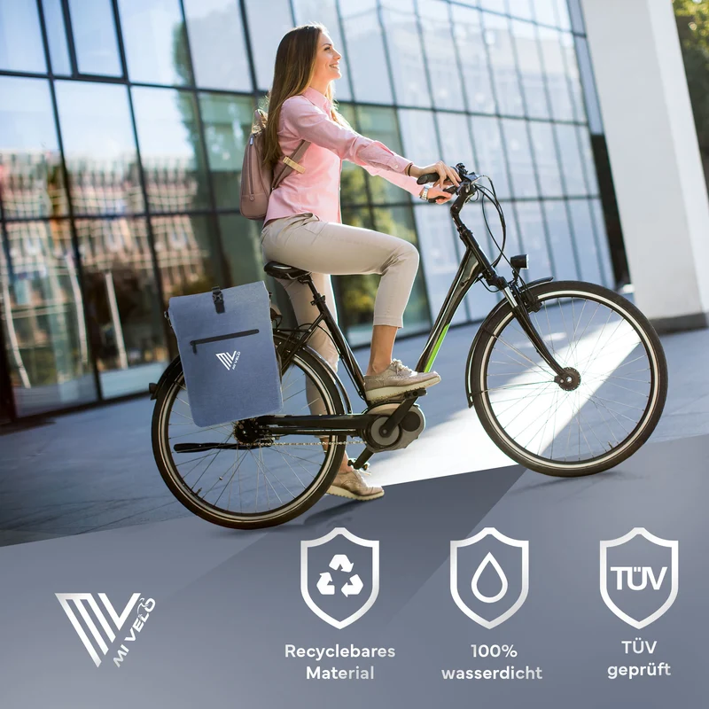 Fahrradtasche mit Rucksackfunktion 25L „MAGNUM“