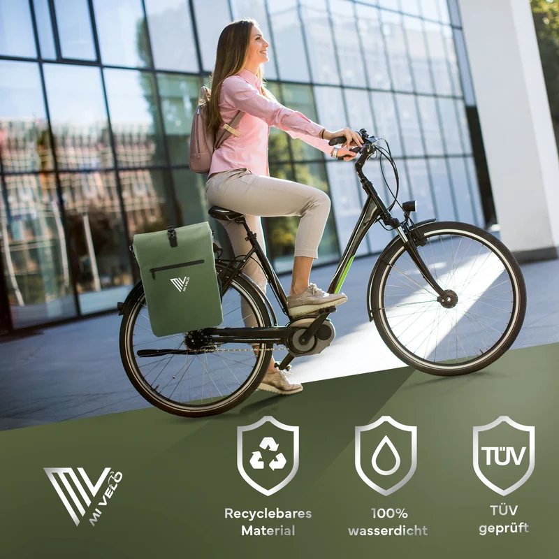 Fahrradtasche mit Rucksackfunktion 25L „MAGNUM“